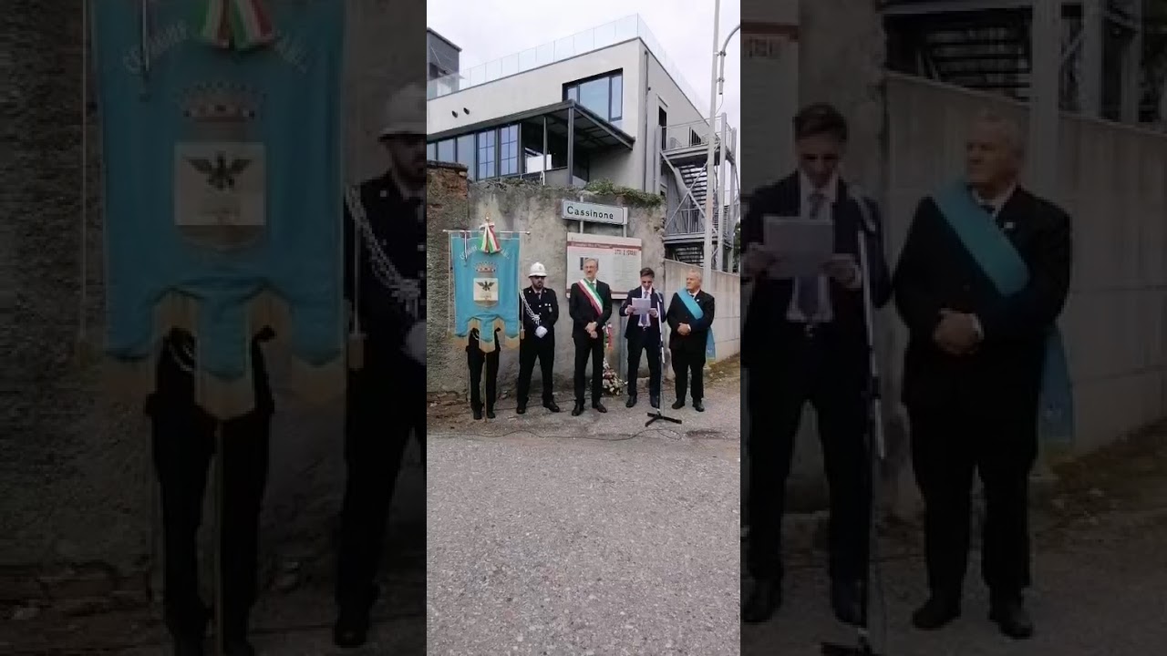 Commemorazione del bombardamento di Via Cassinone e del mitragliamento del piroscafo Milano