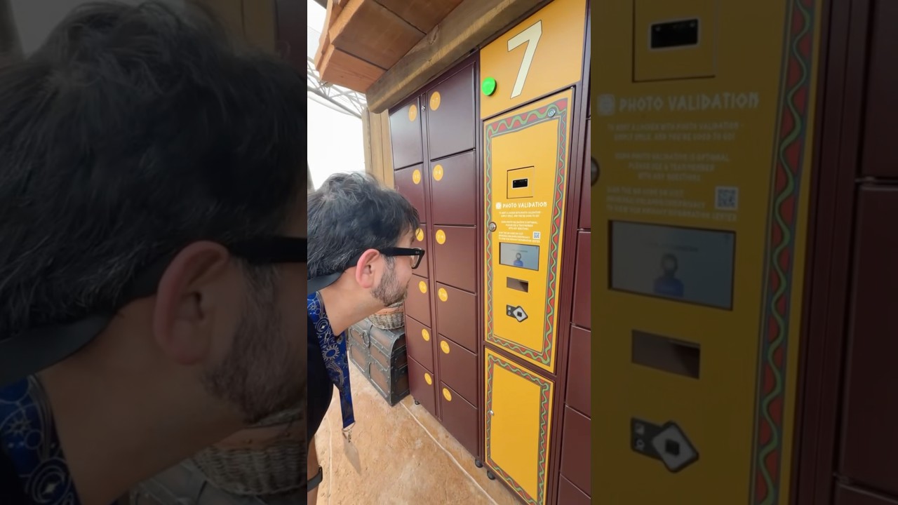 Unlock Your Locker with Your Face #epicuniverse