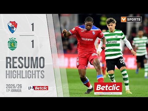 Resumo: Gil Vicente 1-1 Sporting (Liga 25/26 #17)