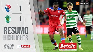 Resumo: Gil Vicente 1-1 Sporting (Liga 25/26 #17)