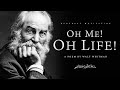 O Me O Life Walt Whitman Powerful Life Poetry