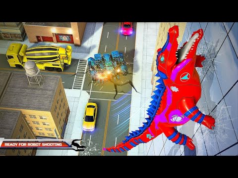 Crocodile Robot Car Transform Mega Robot Games Play 10 Gameplay