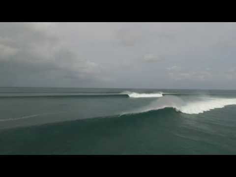 Drone footage of pumping Panga Drops