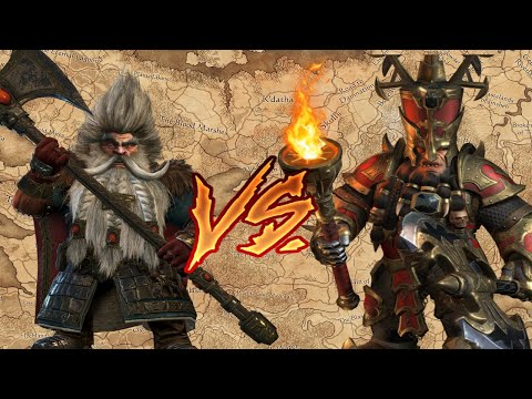 Short & Evil Short! Chaos Dwarfs vs Dwarfs - Total War Warhammer 3