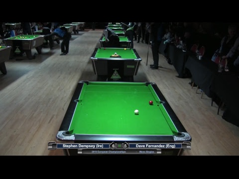 2019 Mens  European Championships - Stephen Dempsey (Ire) v Dave Fernandez (Eng)