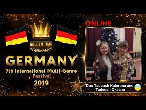 GTG-4114-0020 - фортепианный дуэт Тадеуш Екатерина и Тадеуш Оксана - Golden Time Online Germany 2019
