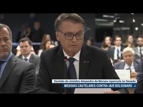 Medidas cautelares contra Bolsonaro repercutem no Senado