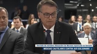 Medidas cautelares contra Bolsonaro repercutem no Senado