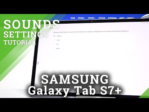 How to Change System Sounds in SAMSUNG Galaxy Tab S7+ - Customize System Sounds