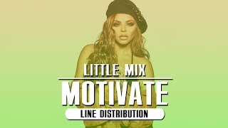 Little Mix - Motivate ~ Line Distribution