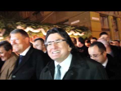 Klaus Iohannis Nicolae Robu Piata Operei Timisoara
