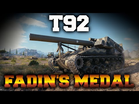 T92 - Fadin's Medal - 7,5K Damage - World of Tanks