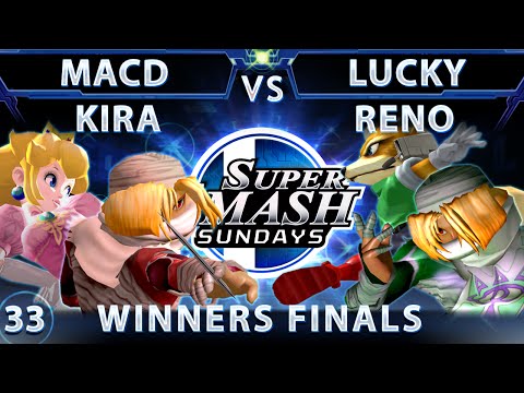 SSS 33 - FE MacD & Kira (Red) Vs Lucky & Reno (Green) SSBM - Winners Finals