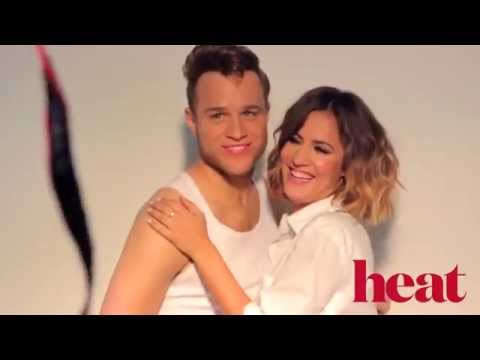 Caroline Flack & Olly Murs - Behind The Scenes Heat Magazine Photoshoot