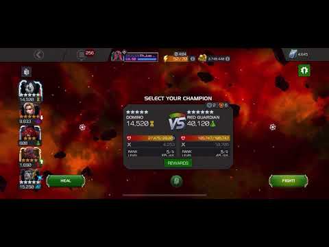 One shot R5 5/65 domino vs red guardian