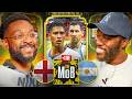 ENGLAND 1 2 ARGENTINA THE MOB WORLD CUP LIVE