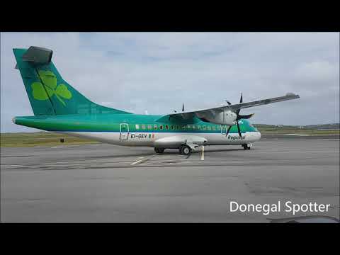 Aer Lingus Regional EI-GEV Donegal-Dublin (1st July 2020)