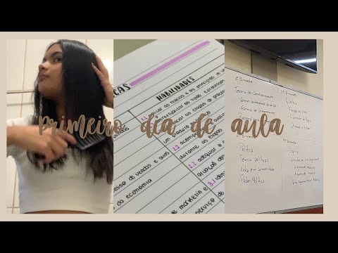 Meu primeiro dia de aula | Etec, GRWM, 5am, vlog
