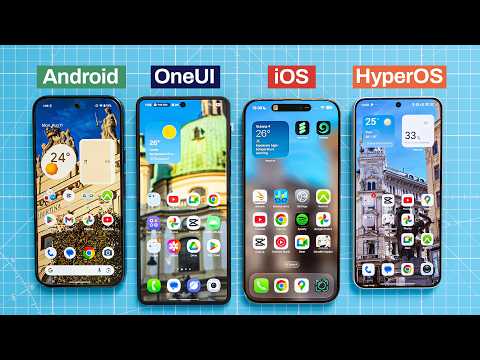 OneUI 8 vs. iOS 26 vs. Android 16 vs. HyperOS!