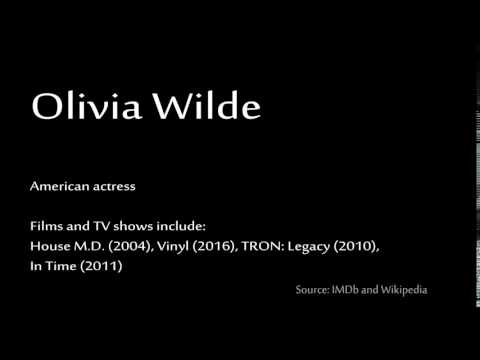 How to pronounce - Olivia Wilde