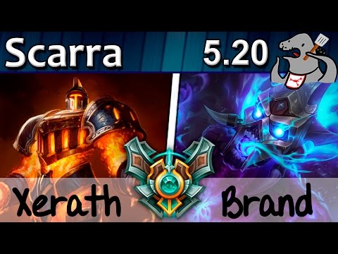 Scarra - Xerath vs Brand - Mid - Master S5 | 421