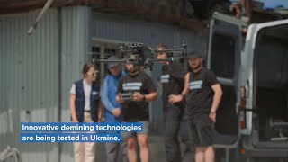 Innovative demining technologies are being tested in Ukraine