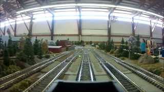 preview picture of video 'Trackcam View of the WMMRC HO Gauge on Main #3'