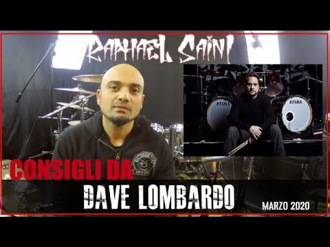 DAVE LOMBARDO - Resoconto visita a Cagliari + Consigli per settaggio del doppio pedale