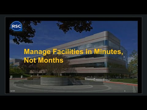 Webinar: Manage Facilities in Minutes, Not Months