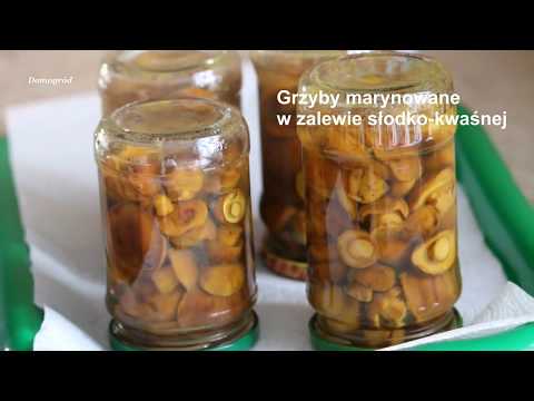 Grzyby Marynowane w pysznej zalewie słodko kwaśnej