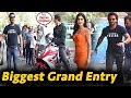 Akshay Kumar Katrina Kaif And Ajay Devgn Grand Entry At Sooryavanshi Trailer Launch