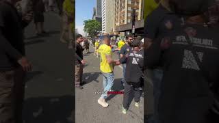 🔥Motoboys e Homem Aranha se unem para furar inflável ilegal instalado pelo Partido Novo🔥
