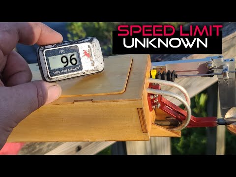 Speedrun Shakedown Oxidean Oxi-digger RTR Wood Outrigger Rc Boat