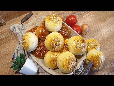 Hamburger-Brötchen ganz einfach selber machen