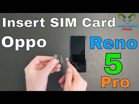 Oppo Reno 5 Pro Insert The SIM Card