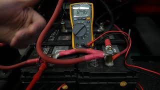 Load Testing a Battery Set on Cummins using the Starter