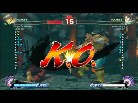 SSFIV Online: Kiryu Tsukimiya (Guy) vs musashiya (T.Hawk) TRUE-HD QUALITY