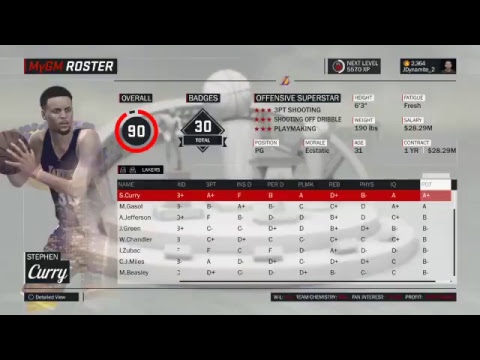 NBA 2K17 PS4 MyGM Livestream Ep.8