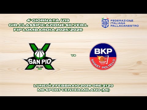 Velasca San Pio X Milano vs Basket Pioltello