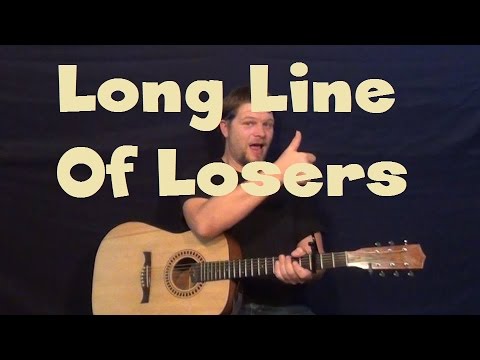 Long Line Of Losers (Montgomery Gentry) Easy Strum Guitar Lesson How to Play Tutorial