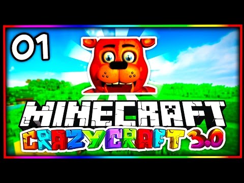 Minecraft Crazy Craft 3.0 SMP: E1 - BIGGEST JUMP SCARE EVER!