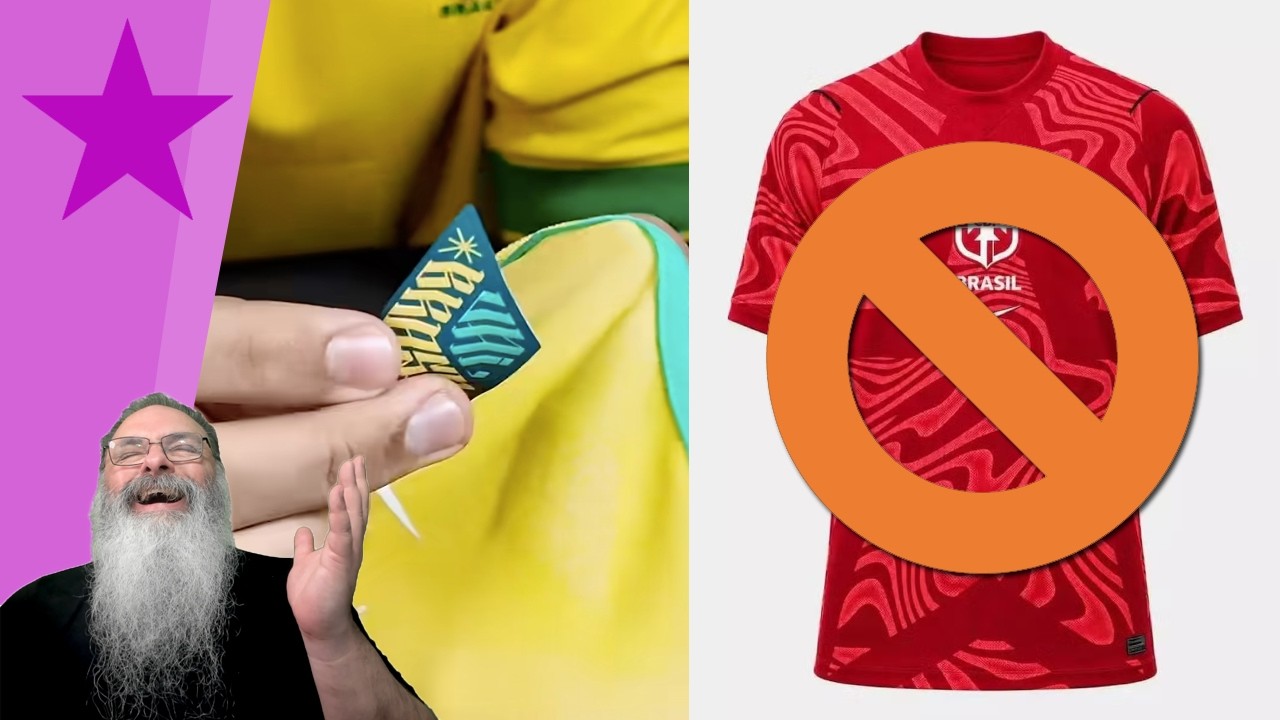 SOBROU NADA para os BETA da ESQUERDA: NEM CAMISA de GOLEIRO VERMELHA vai TER