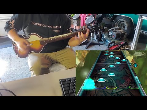 Play Testing A Rock Band Guitar I Refurbished from the Trash! (Timestamps for songs)
