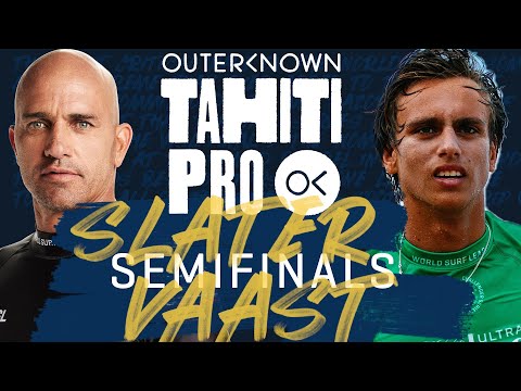 Kelly Slater vs Kauli Vaast | Outerknown Tahiti Pro - Semifinals FULL Heat Replay