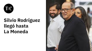 Silvio Rodríguez se reunió con el Presidente Boric y la ministra Camila Vallejo