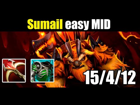 New Meta \ Сумаил мид Шейкер \ SUMAIL destroys everything with MID Shaker \ 7.25 Dota 2