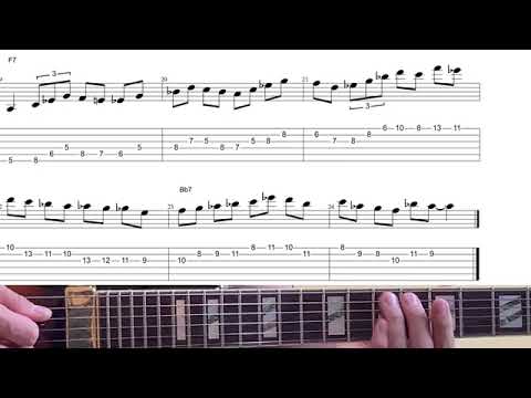 F7 Jazz licks- Funk vs Swing Style @ 220 & 110BPM