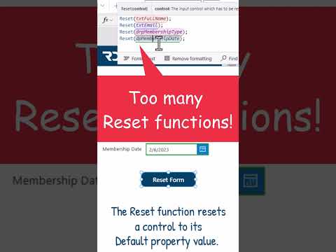 Quick Power Apps Reset: Pro Tip for Multiple Controls! Quick Power Apps Reset: Pro Tip for Multiple Controls!
