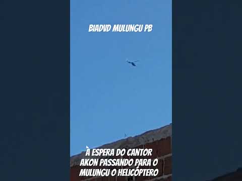 helicóptero de famoso passa na cidade de Mulungu na Paraíba registrado Por Bia DVD#