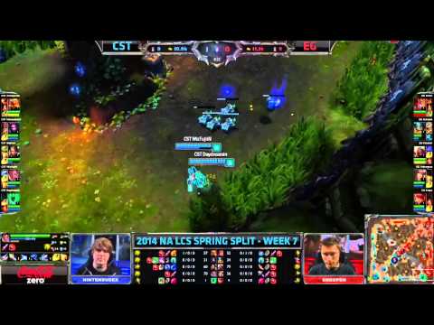 Team Coast vs Evil Geniuses  LCS NA W7D1   CST vs EG VOD